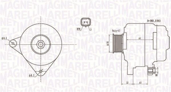 MAGNETI MARELLI Generaator 063731959010